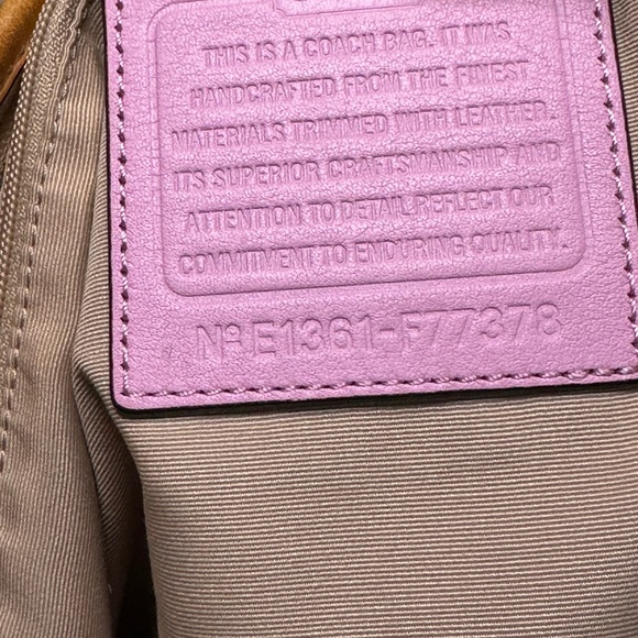 EUC Coach Peyton Signature Clover Tote bag. - Picture 8 of 8